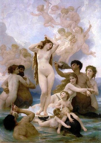 La Naissance de Vénus par William Bouguereau