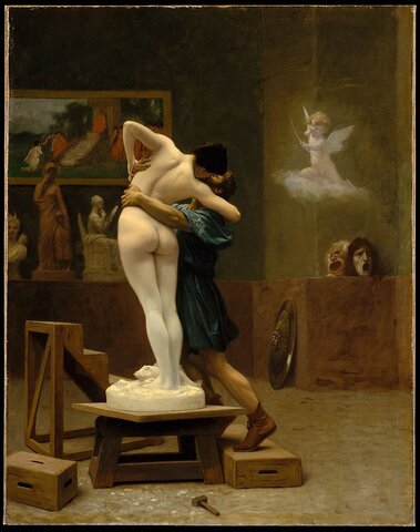 Pygmalion et Galathée par Jean-Léon Gérôme