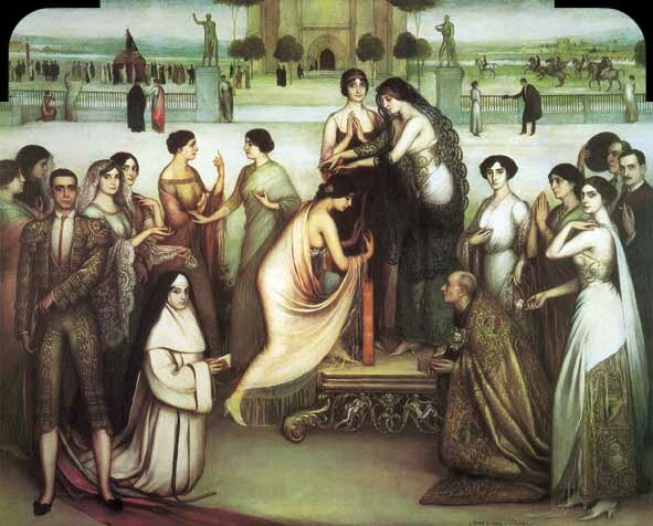 La consagración de la copla - Julio Romero de Torres (ESP)