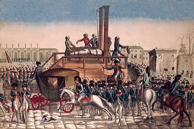 King Louis XVI is executed