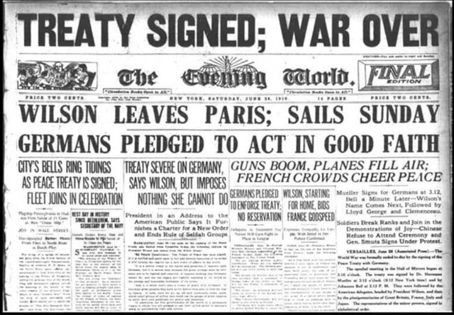 The Treaty of Versailles