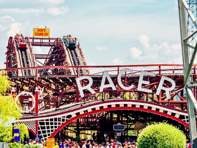 Racer (Kennywood, West Mifflin, PA) opens