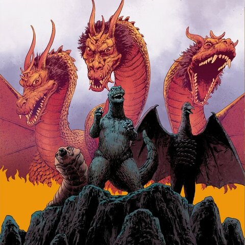 Ghidorah, the three headed monster