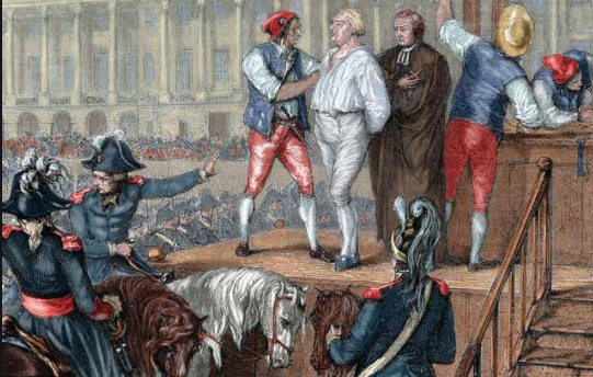 King Louis XVI is executed