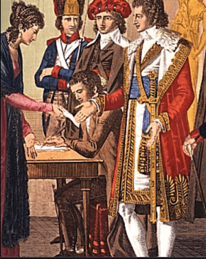 Napoleon launches a Coup d’Etat on the weak & corrupt Directory.