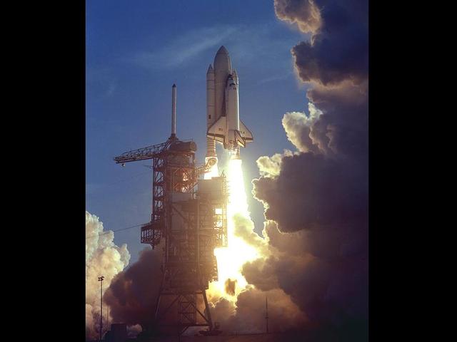 First Space Shuttle Launch