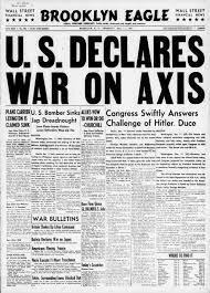 U.S. declares war on japan