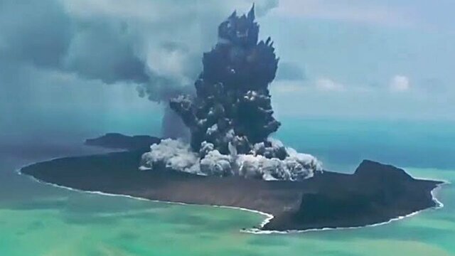 Erupción volcán de TONGA y tsunami 2022