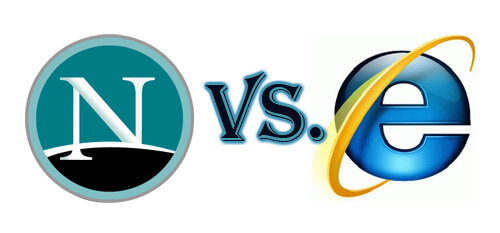 Windows: Internet Explorer vs Netscape