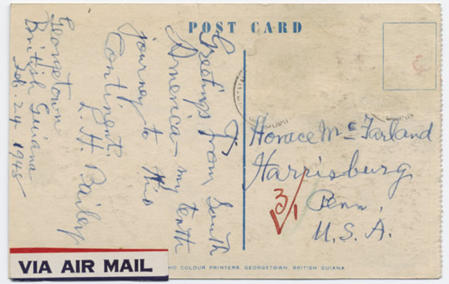 Bailey, at 90, collecting plants in West Indies