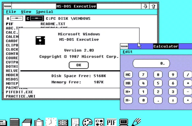 Windows 2.0 Windows 2.1x