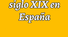 Timeline: ESPAÑA NO S. XIX