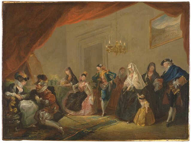 Ensayo de una comedia - Luis Paret y Alcázar (ESP) Prado