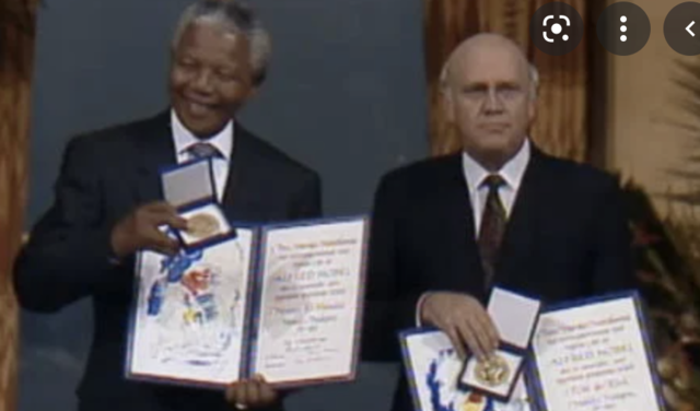 nelson shared a nobel peace prize