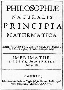 NEWTON: Philosophiae Naturalis Principia Mathematica