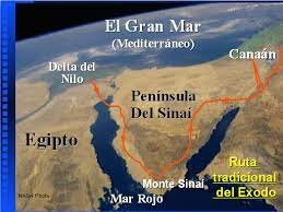 El camino por el Desierto hasta la tierra prometida(Canaan)