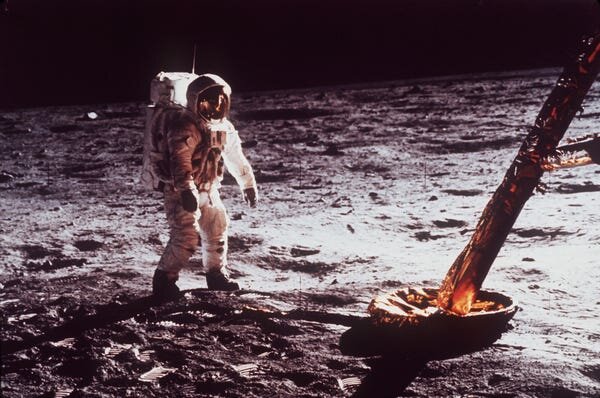 The moon landing