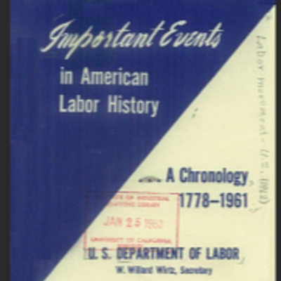 Timeline: Important dates in labor history