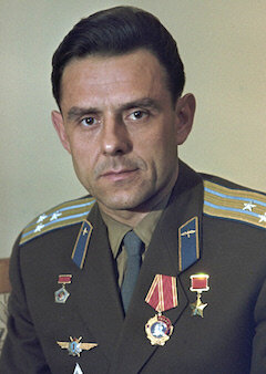 Vladamir Komarov on Soyuz 1