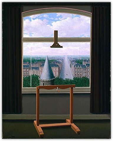 RENE MAGRITTE - La passeggiata di Euclide