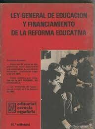 Ley General de Educación y Financiamiento de la Reforma Educativa