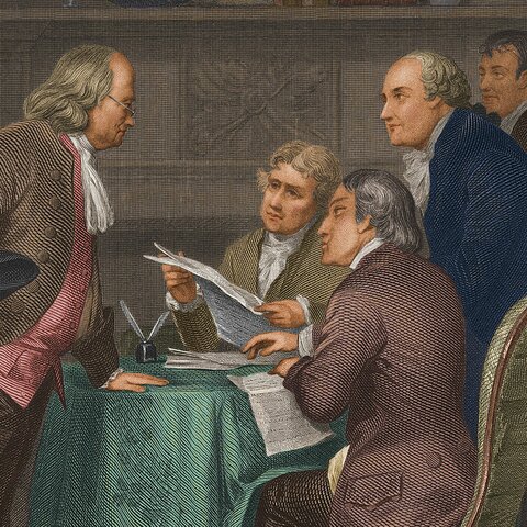 Declaration of Independence Adopted & Printed.