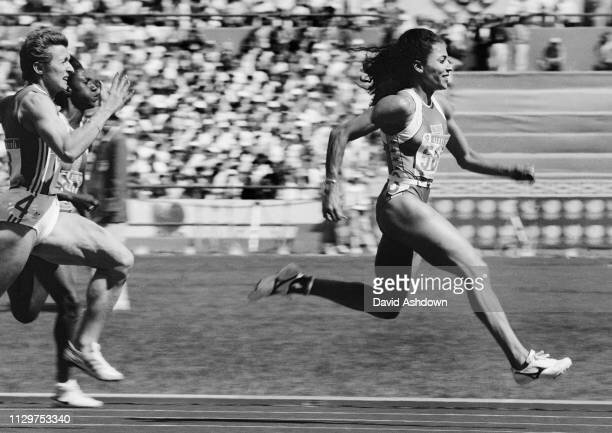 Florence Griffith-Joyner Becomes “fastest woman in the world”.