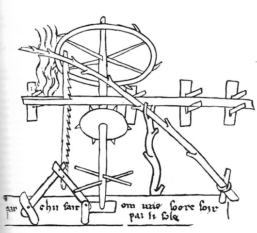 Primer retrato de una sierra hidráulica