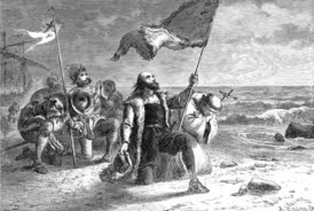 Columbus Sails Ocean