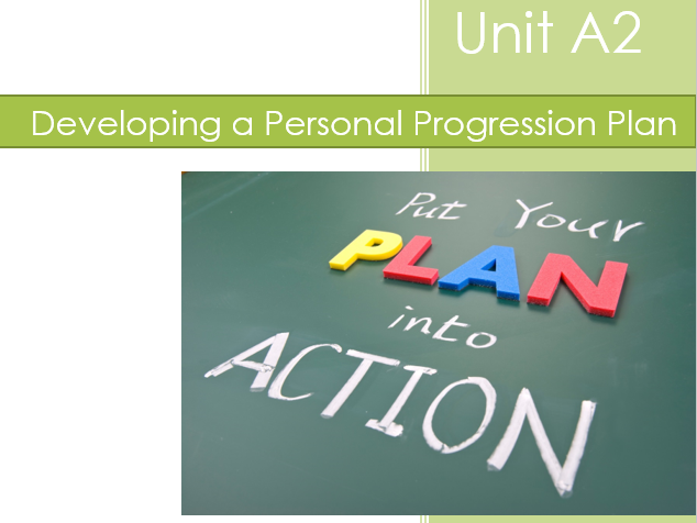 Completing personal progression plan