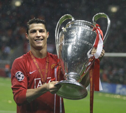 The first Champions League of Cristiano