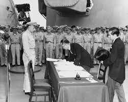 Japan surrendered to the US