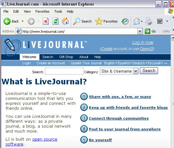 Live Journal