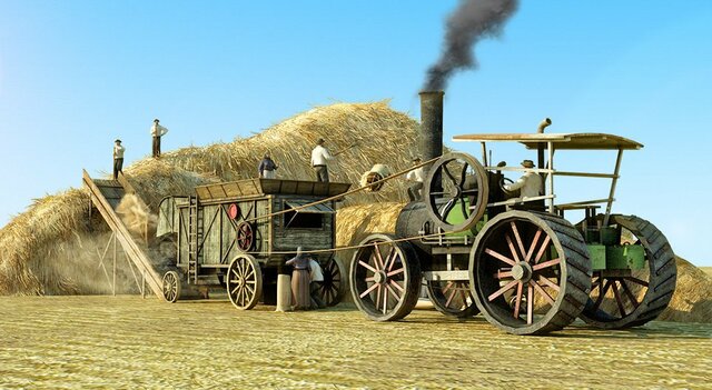 threshing machine