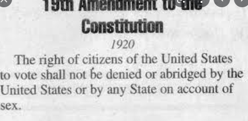 'The Susan B Anthony Amendment'