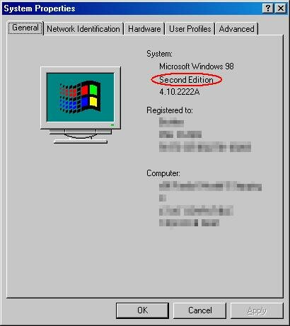 Windows 98 SE