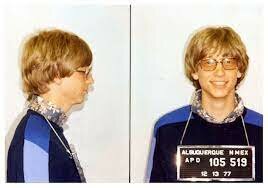 Bill Gates was arrested