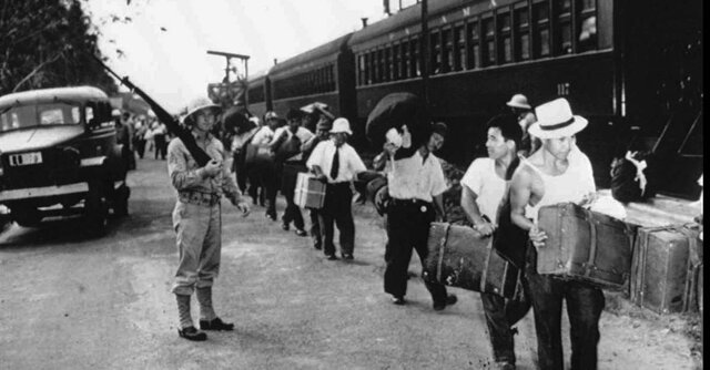 Japanese americans are sent to internment camps