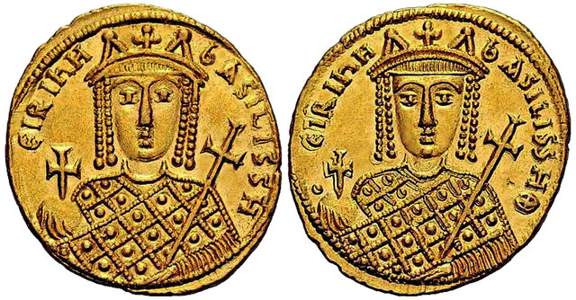 Emperadriu Irene de Bizanci governa en solitari