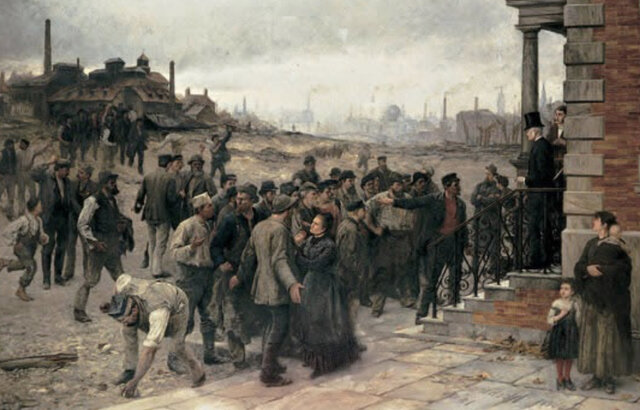 Huelga general en Barcelona por la jornada laboral de 10 horas Ley General de Ferrocarriles en España