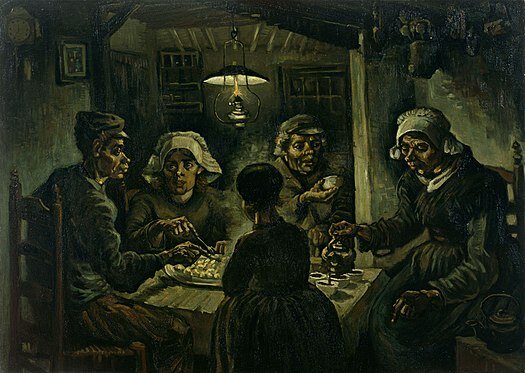 Los comedores de patatas - Van Gogh (HOL) Museo Van Gogh