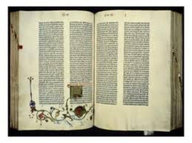 The Gutenberg Bible is Printed