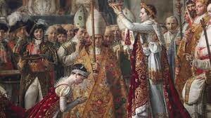 Napoleon crowns himself emperor.