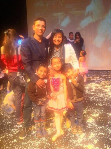 mi primera presentación de Ballet