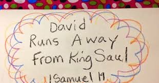 David Runs away from saul