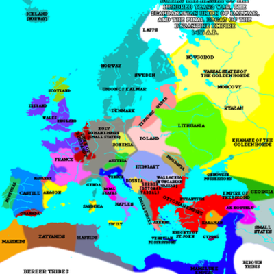 Timeline: Obdobje renesanse, humanizma in absolutizma v Evropi
