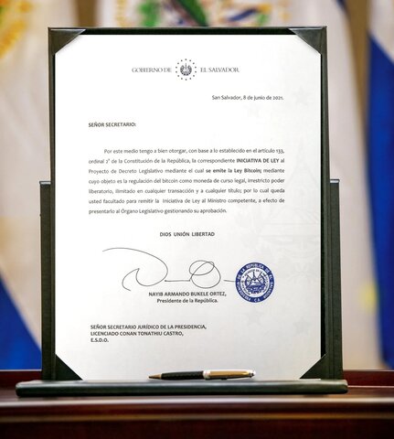 Se aprueba en el Salvador la Ley que reconoce a Bitcoin