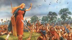 The attempt at freeing Britain by Boadicea