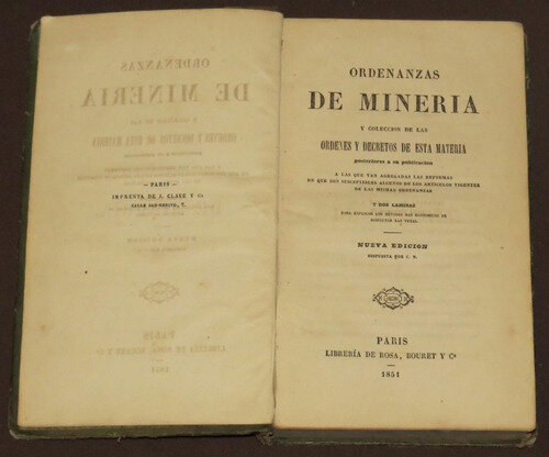 “Ordenanzas de Minería”