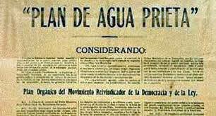 El Plan de Agua Prieta